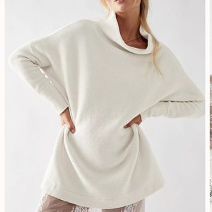 Free People Ottoman Slouchy Tunic in ecru